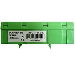 Zenitech Accessoire De Raccordement-Bornier modulaire terre 12 points