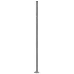 Ml-Design Boîte aux lettres anthracite-argent avec support métallisé 120cm+ kit de montage