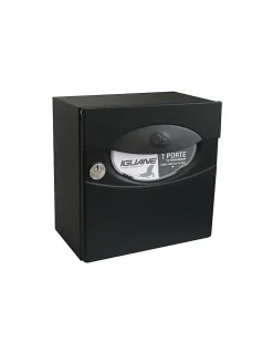 DAD Boîte Aux Lettres Compacte-Boîte aux lettres demi profondeur Decayeux Iguane Noir Ral 9005