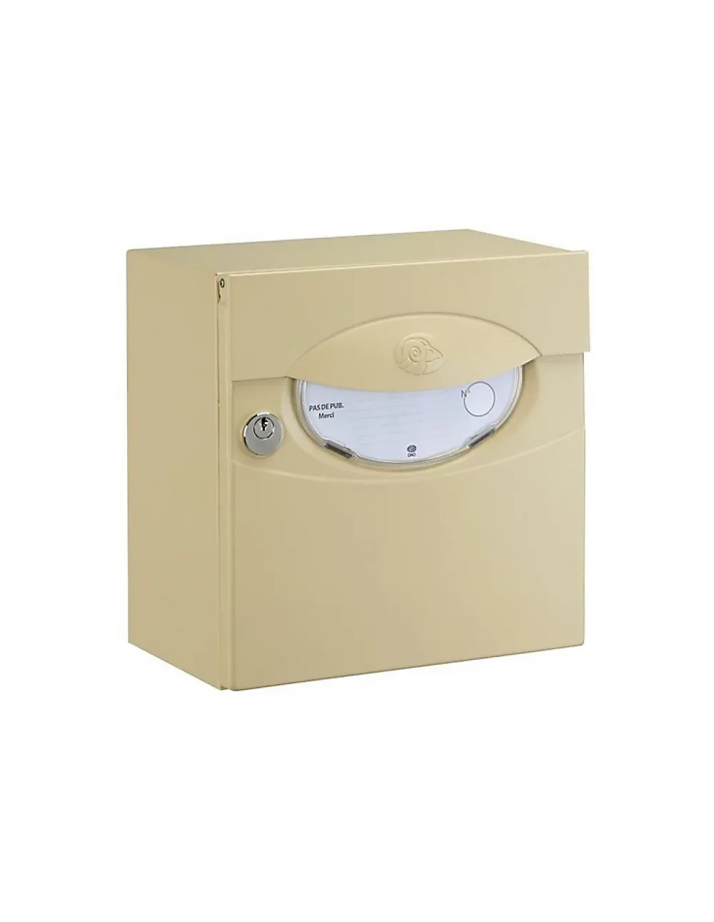 DAD Boîte aux lettres demi profondeur Decayeux Iguane Beige Ral 1016