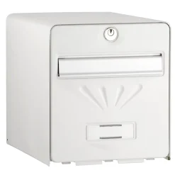 Burg-Wachter Boîte Aux Lettres 1 Porte-Boîte aux lettres 1 porte Balnéaire Blanche