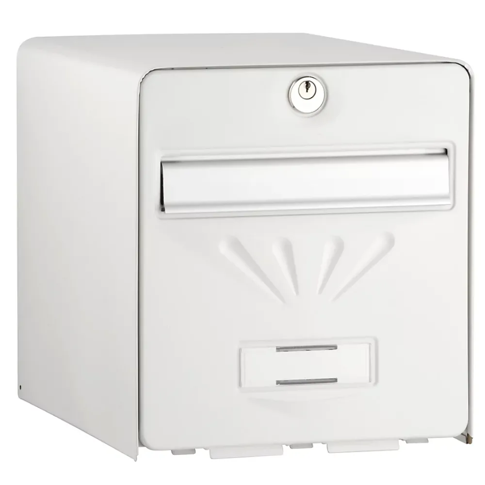 Burg-Wachter Boîte Aux Lettres 1 Porte-Boîte aux lettres 1 porte Balnéaire Blanche