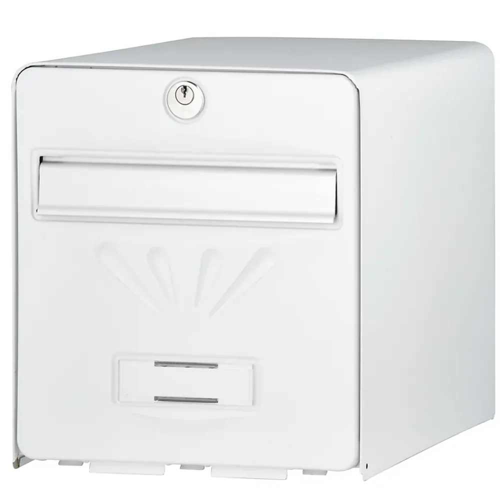 Burg-Wachter Boîte Aux Lettres 1 Porte-Boîte aux lettres 1 porte Balnéaire Blanche
