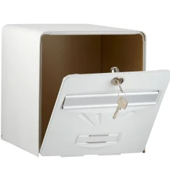 Burg-Wachter Boîte Aux Lettres 1 Porte-Boîte aux lettres 1 porte Balnéaire Blanche