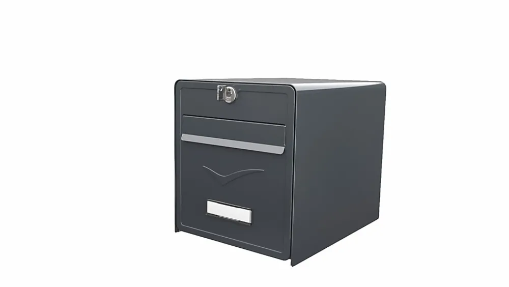 Burg-Wachter Boîte Aux Lettres 1 Porte-Boîte aux lettres 1 porte Baléo Anthracite
