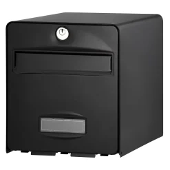 Burg-Wachter Boîte Aux Lettres 1 Porte-Boîte aux lettres 1 porte Balthazar Noire