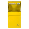 Smart Parcel Box Boîte aux lettres 1 porte Boîte à colis Jaune en acier