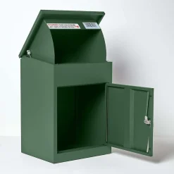 Smart Parcel Box Boîte À Colis-Boîte aux lettres 1 porte Boîte à colis Verte en acier