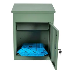 Smart Parcel Box Boîte À Colis-Boîte aux lettres 1 porte Boîte à colis Verte en acier