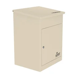 Smart Parcel Box Boîte À Colis-Boîte aux lettres 1 porte Boîte à colis Beige en acier