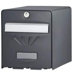 Burg-Wachter Boîte Aux Lettres 1 Porte-Boîte aux lettres 2 portes Balnéaire Anthracite