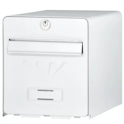 Burg-Wachter Boîte aux lettres 2 portes Balnéaire Blanche