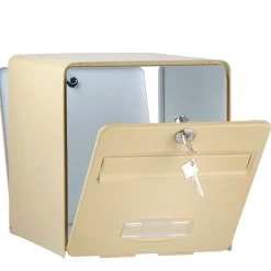 Burg-Wachter Boîte Aux Lettres 1 Porte-Boîte aux lettres 2 portes Balthazar Beige