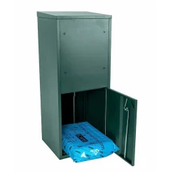 Smart Parcel Box Boîte aux lettres 2 portes Boîte à colis Large Vert en acier