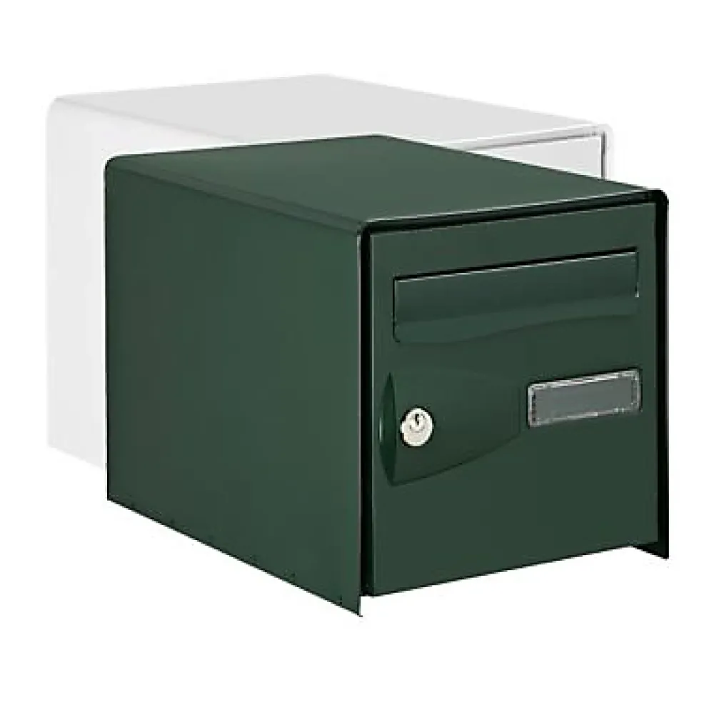 Diall Boîte aux lettres 2 portes Vert