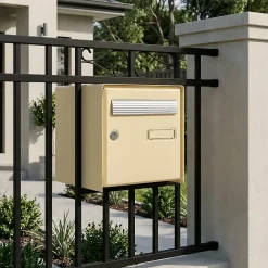 Diall Boîte aux lettres 2 portes Beige