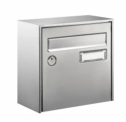 Decayeux Boîte Aux Lettres 1 Porte-Boîte aux lettres simple face compacte Loft inox