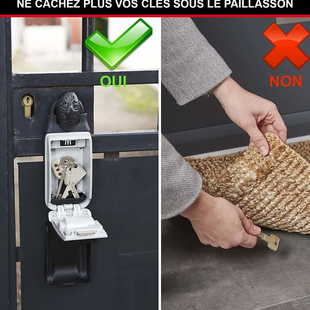 Master Lock Boîte à clé à anse rétractable Masterlock Select Acess 5420EURD