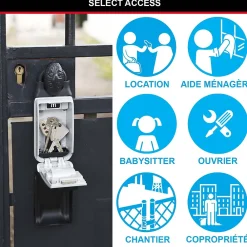 Master Lock Boîte à clé à anse rétractable Masterlock Select Acess 5420EURD