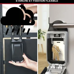 Master Lock Boîte à clé à anse rétractable Masterlock Select Acess 5420EURD