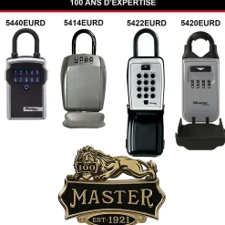 Master Lock Boîte à clé à anse rétractable Masterlock Select Acess 5420EURD