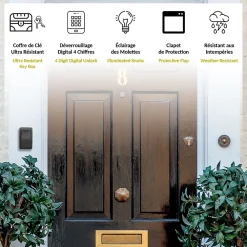 Fishtec Armoire À Clé-Boîte à Clé Key Light à code