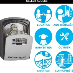 Master Lock Boîte À Clé-Boîte à clé sécurisée Select Access à combinaison programmable
