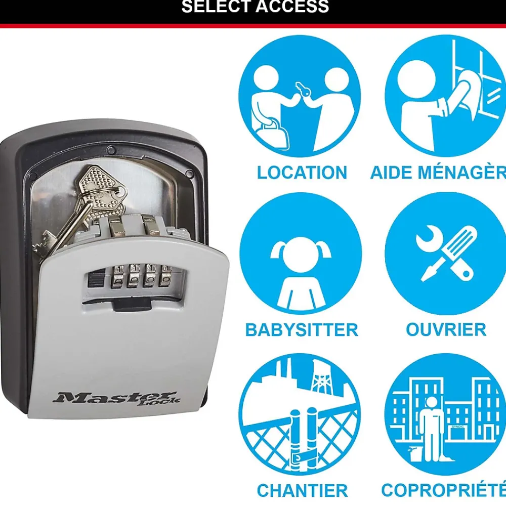 Master Lock Boîte À Clé-Boîte à clé sécurisée Select Access à combinaison programmable