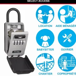 Master Lock Boîte À Clé-Boîte à clés MASTERLOCK avec anse - Rétroéclairé - 5424EURD