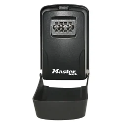 Master Lock Boîte à clés, montage mural, capot amovible, taille M, utilisation en extérieur, kit de montage