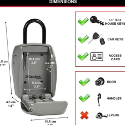 Master Lock Boîte À Clé-Boîte à clés sécurisée à anse Select Access
