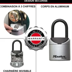 Boîte À Clé-Boîte à clés transportable Master Lock 5406EURD