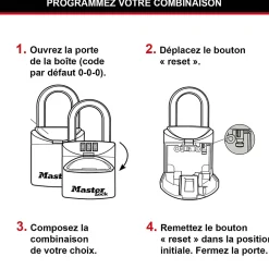 Boîte À Clé-Boîte à clés transportable Master Lock 5406EURD