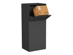 Vente-unique Boîte à colis anthracite - L45 x l35 x H105 cm - COLIBRI