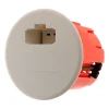 Zenitech Boite D'Encastrement-Boîte DCL point de centre murs diamètre 65mm