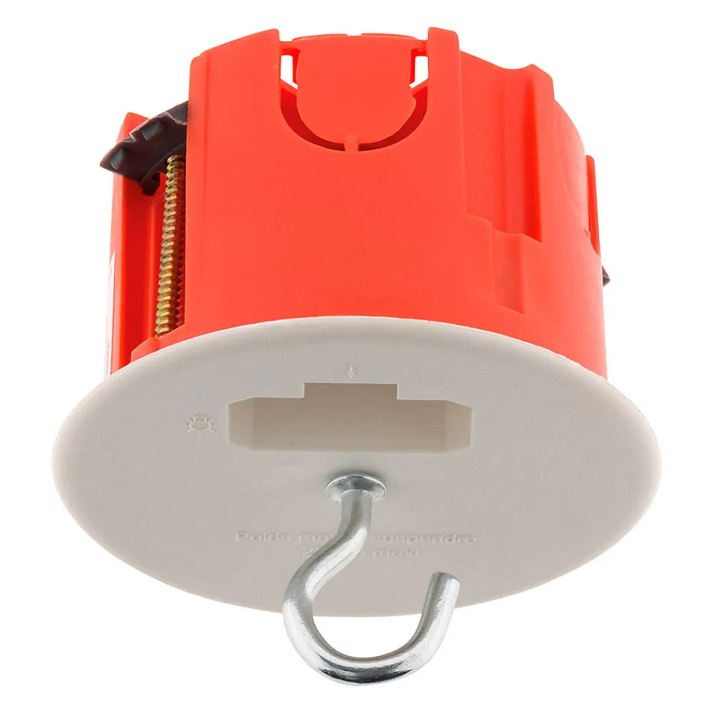 Zenitech Boite D'Encastrement-Boîte DCL point de centre murs diamètre 65mm