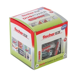 Fischer Boîte De 50 Chevilles Bi-matière Duopower Ph Avec Vis