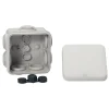 Schneider Electric Boîte De Dérivation-Boîte de dérivation carrée extérieure avec 7 passe-câbles et système de verrouillage 65 x 65 x 45 m vendue par 5 pièces