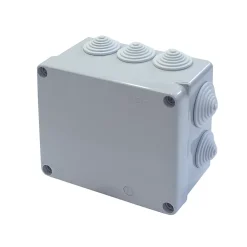 Diall Boîte De Dérivation-Boîte de dérivation extérieure avec 10 passe-câbles et système de verrouillage intégré 200 x 140 x 75 mm