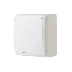 Jacobsen Interrupteur En Saillie-Boîte de dérivation monobloc en saillie Sigurd blanc complet