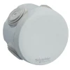 Schneider Electric Boîte De Dérivation-Boîte de dérivation ronde extérieure avec 4 passe-câbles et système de verrouillage 60 x 40 mm Schneider, vendue par 5 pièces