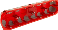 Protec Boîte d'encastrement No Airbox Multiplat 4 postes - P40 mm