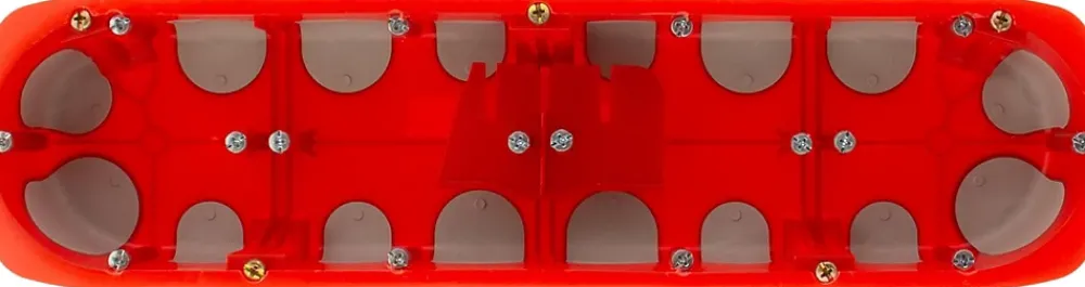 Protec Boîte d'encastrement No Airbox Multiplat 4 postes - P40 mm