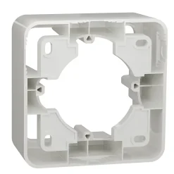 Schneider Electric Boîte d'encastrement 1 poste saillie Unica Déco blanc