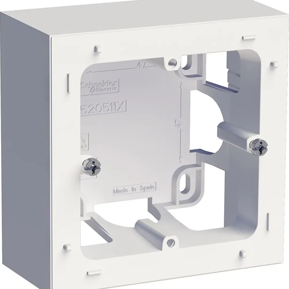 Schneider Electric Boîte d'encastrement 1 poste saillie Odace blanc