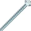 D44 Vis Pour Brique, Béton-Boîte de 25 vis d'ancrage Multi Monti HECO 10x100 mm - tête hexagonale - ép. max 35 mm - perçage 8 mm - zinc blanc