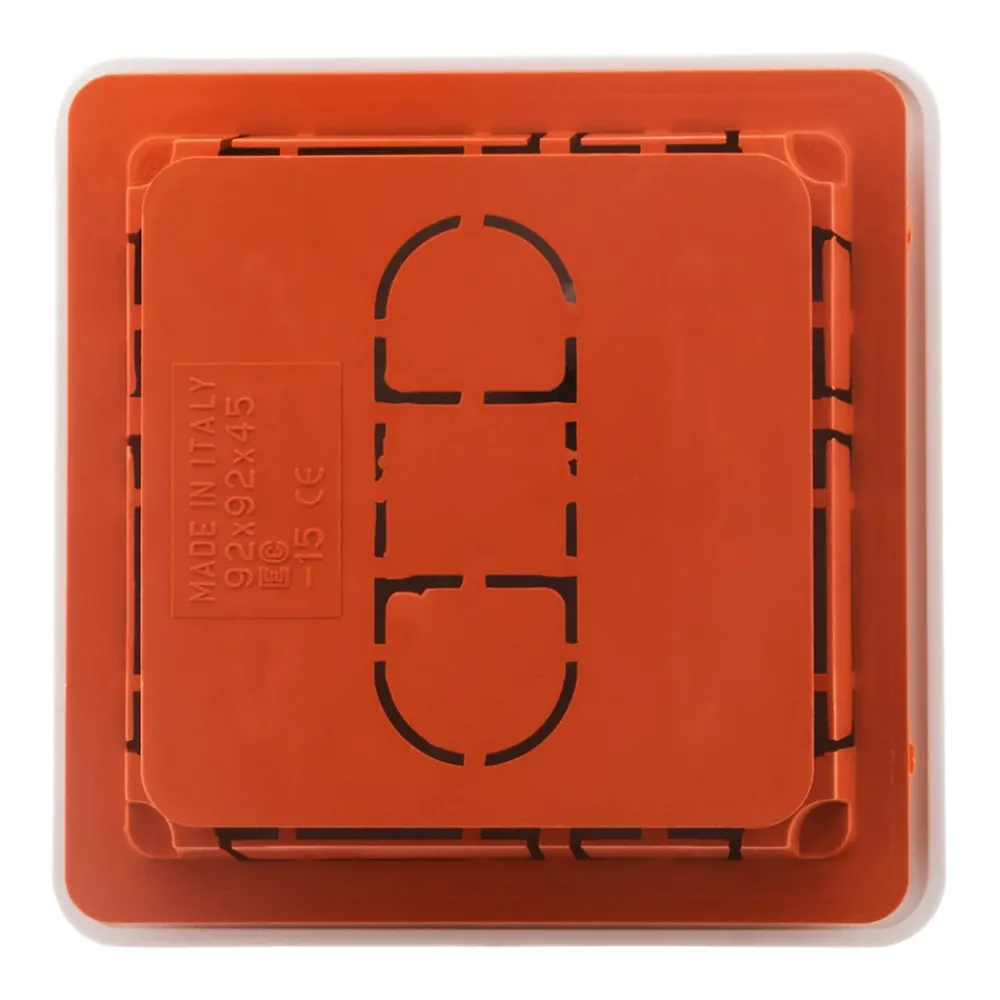 Zenitech Boîte De Dérivation-Boîte dérivation à encastrer 92x92x45mm