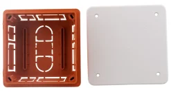 Zenitech Boîte De Dérivation-Boîte dérivation à encastrer 92x92x45mm
