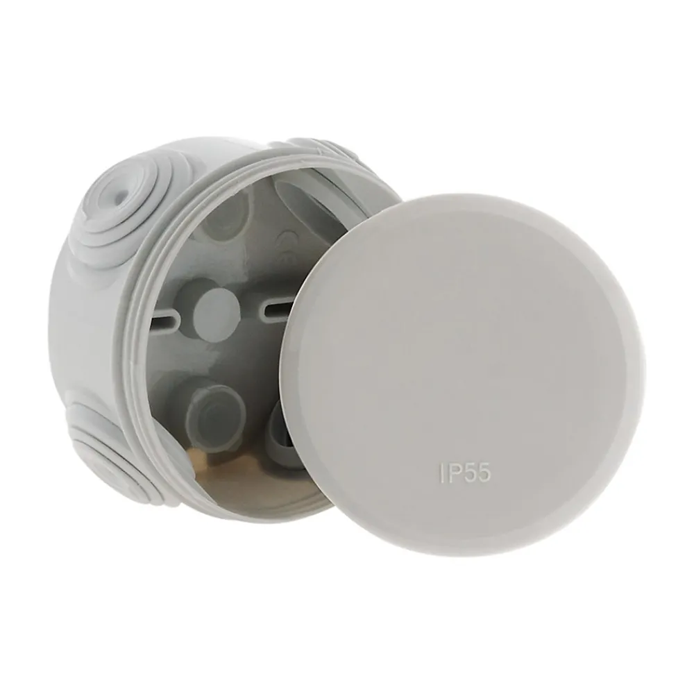 Zenitech Boîte De Dérivation-10 Boîte dérivation IP55 diamètre 70x35mm