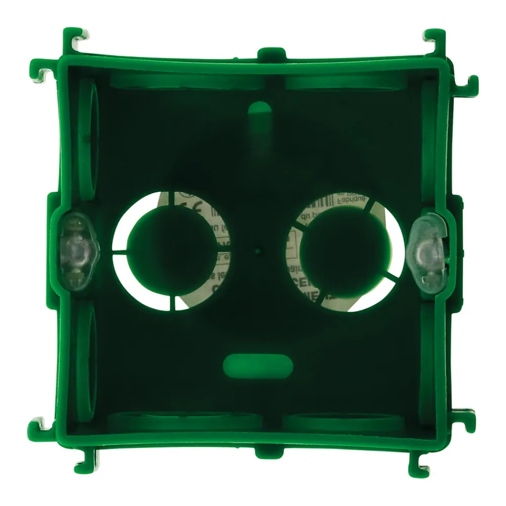 Zenitech Boite D'Encastrement-Boîte maçonnerie 75x75mm + vis -